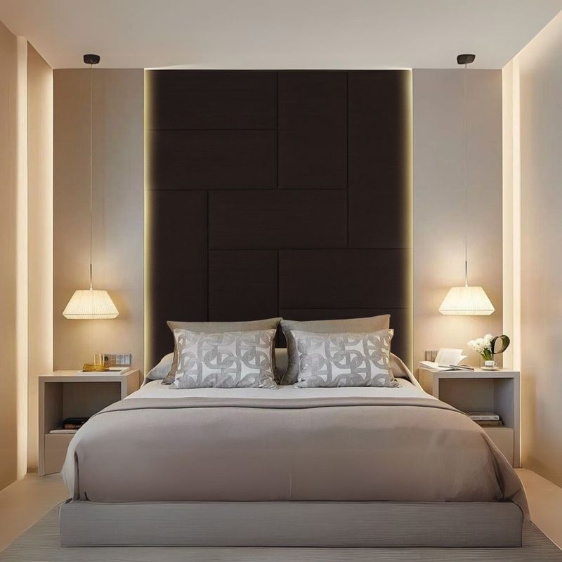 BARAKA HOME - Cabecera Arhus 1 Plz - Chocolate