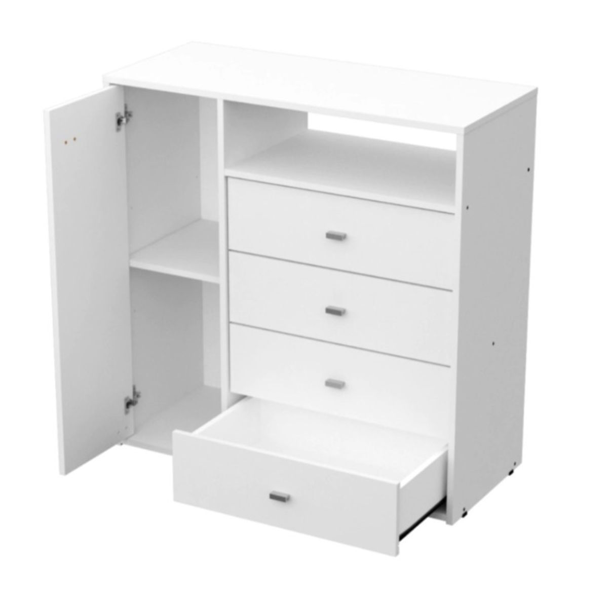 NACION MUEBLES - CÓMODA BLANCA LILI NM