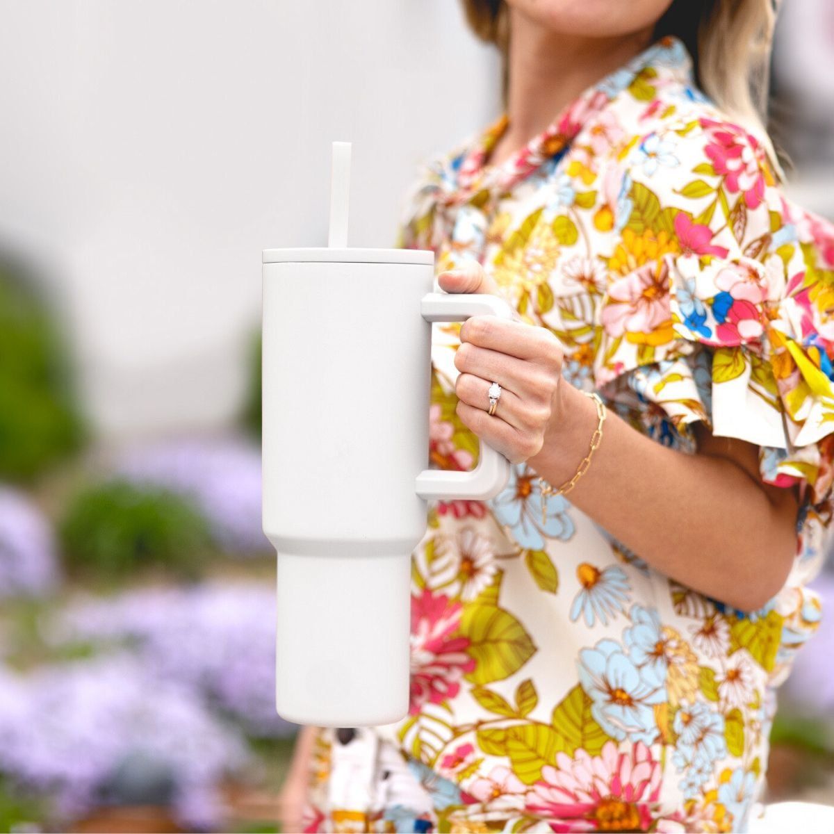 HOGARMAS - Vaso Térmico Westley Blanco 1200ml