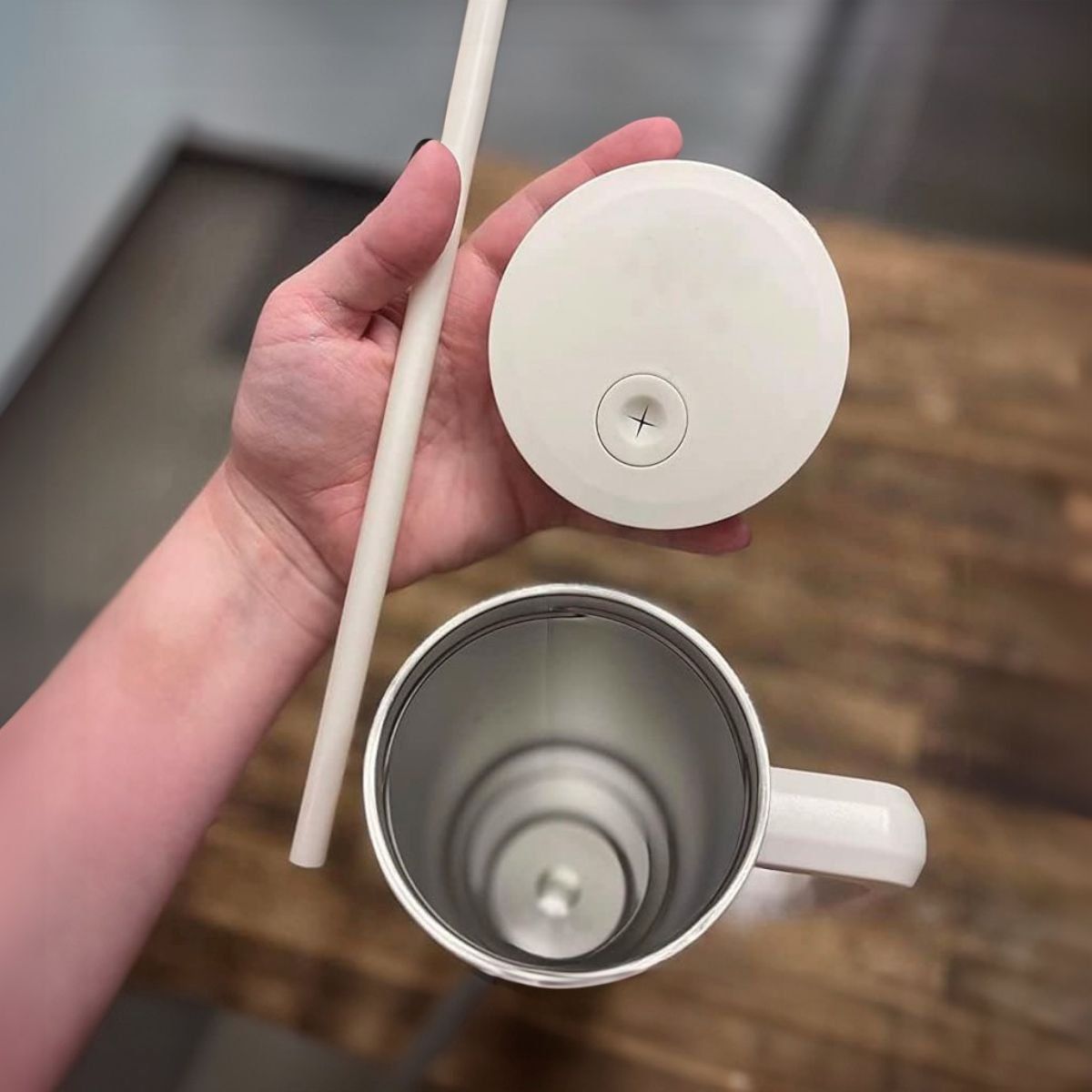 HOGARMAS - Vaso Térmico Westley Beige Claro 1200 ml