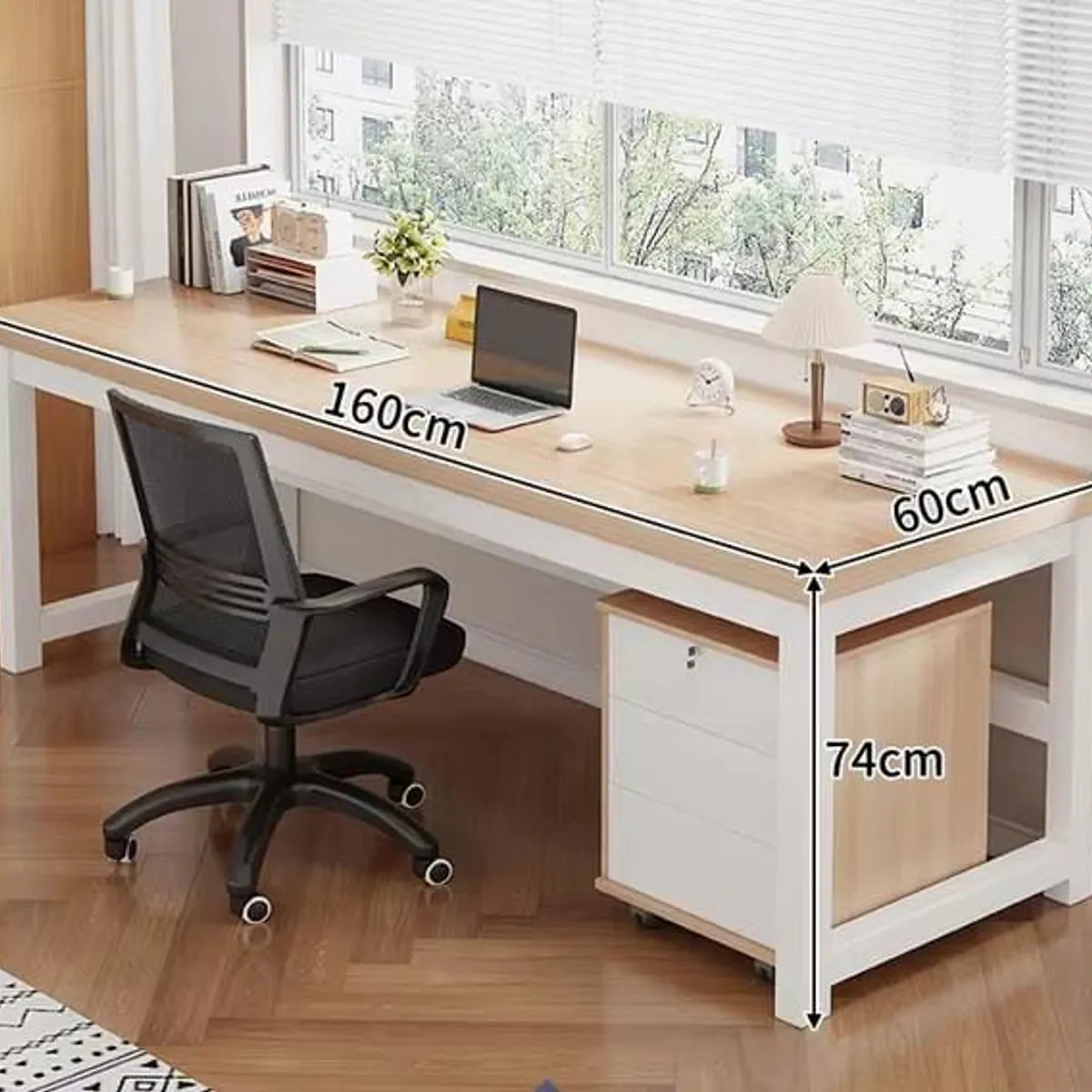 DMUEBLES - DM ESCRITORIO EJECUTIVO GERENCIA TECNIC - BLANCO NATURAL