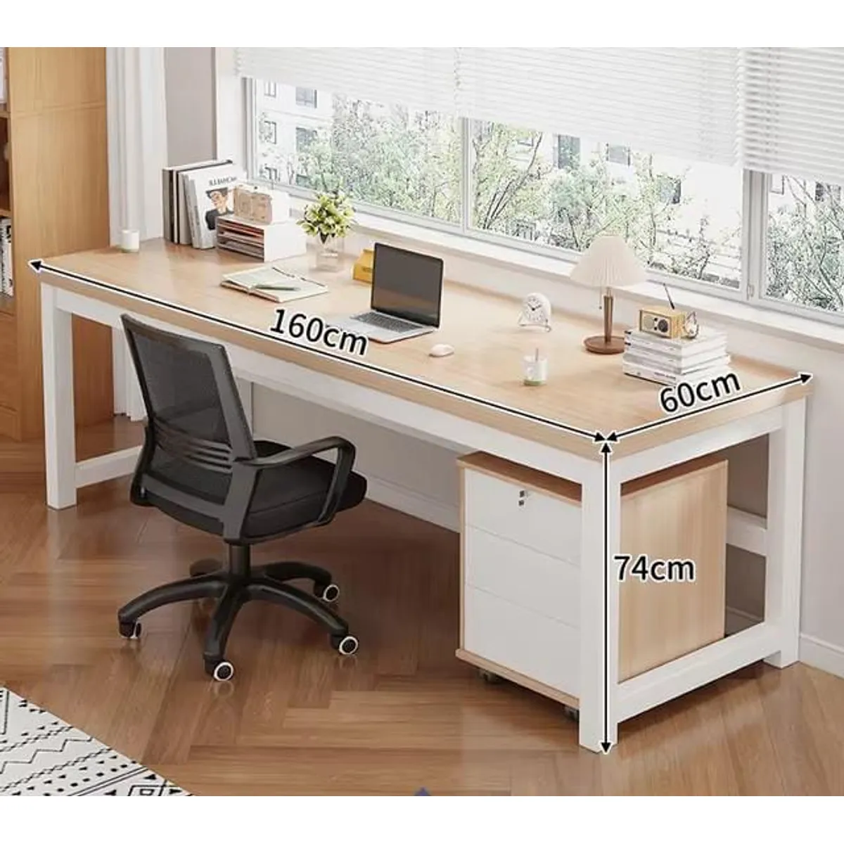 DMUEBLES - DM ESCRITORIO EJECUTIVO GERENCIA TECNIC - BLANCO NATURAL