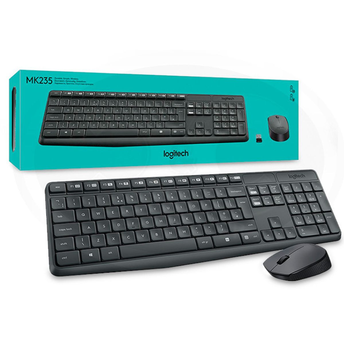 LOGITECH - MK235 Teclado+Mouse USB Logitech