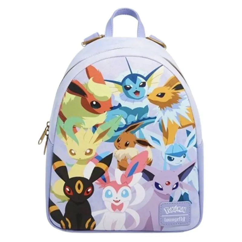 POKEMON - Mochila Loungefly Pokemon Eeveelutions Morado