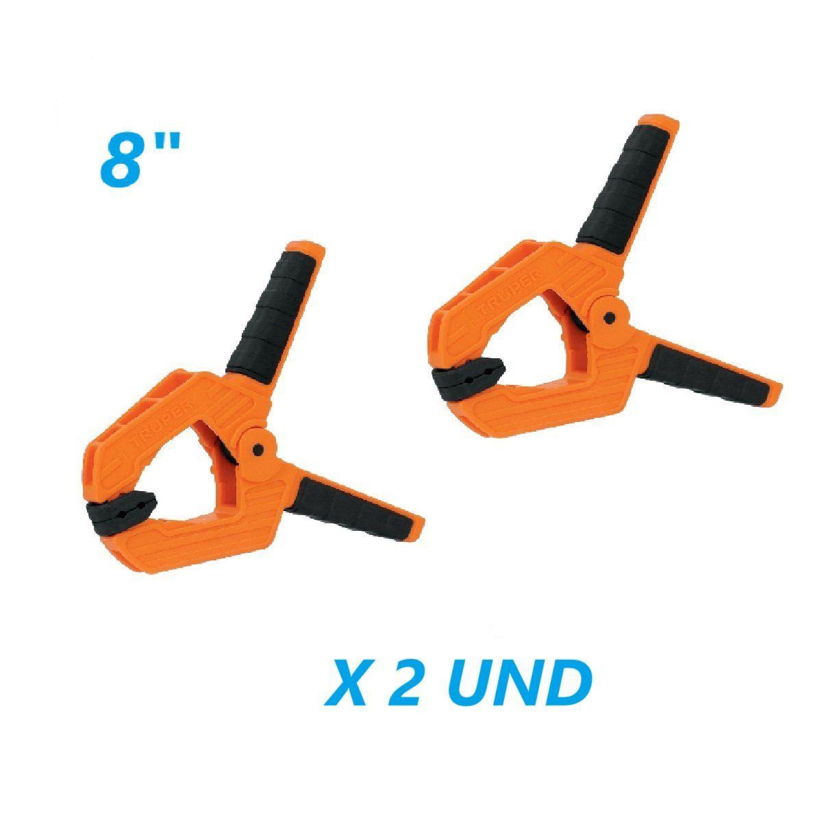 TRUPER - Prensa de Resorte 8" x 2 Unidades TRUPER 17702