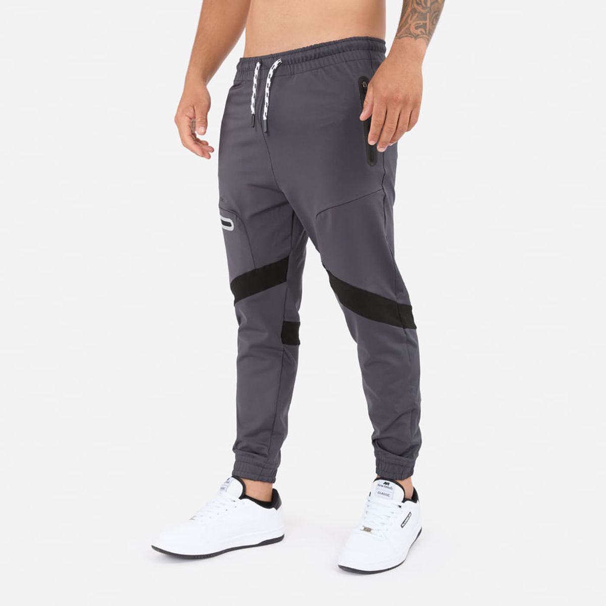 NEW ATHLETIC - Pantalón New Athletic Souta Plomo Con Negro Hombre