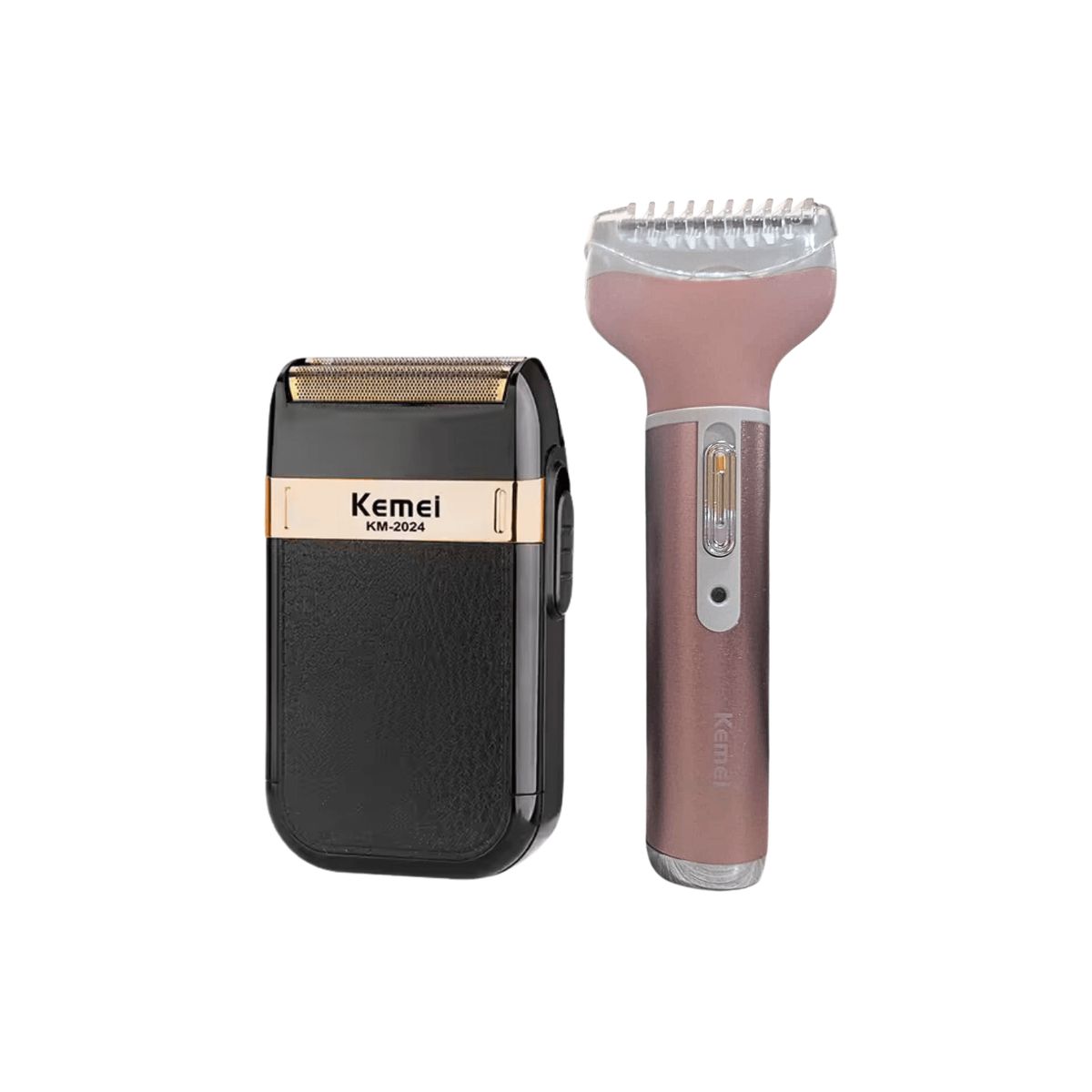 KEMEI - Dúo Perfecto de Afeitado para Hombre y Mujer