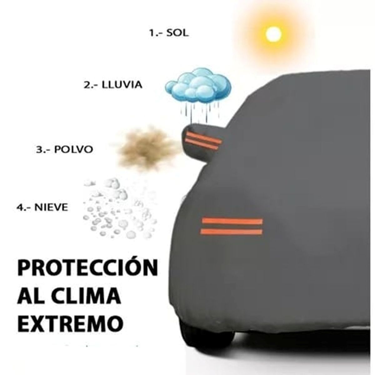 GENERICO - Cobertor De Auto Kia Soluto Impermeable