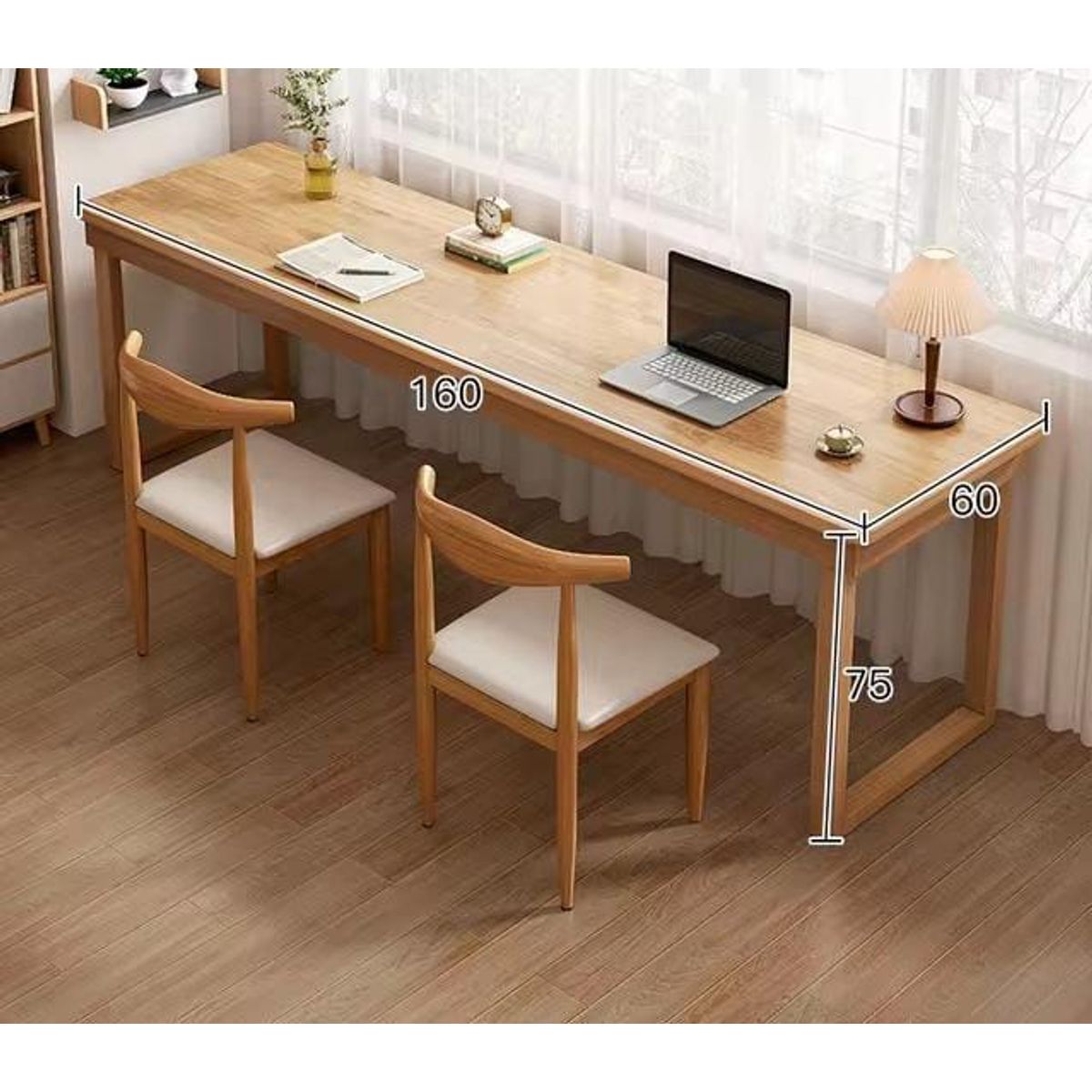 DMUEBLES - DM ESCRITORIO EJECUTIVO GERENCIA MOVI 160 CM - NATURAL