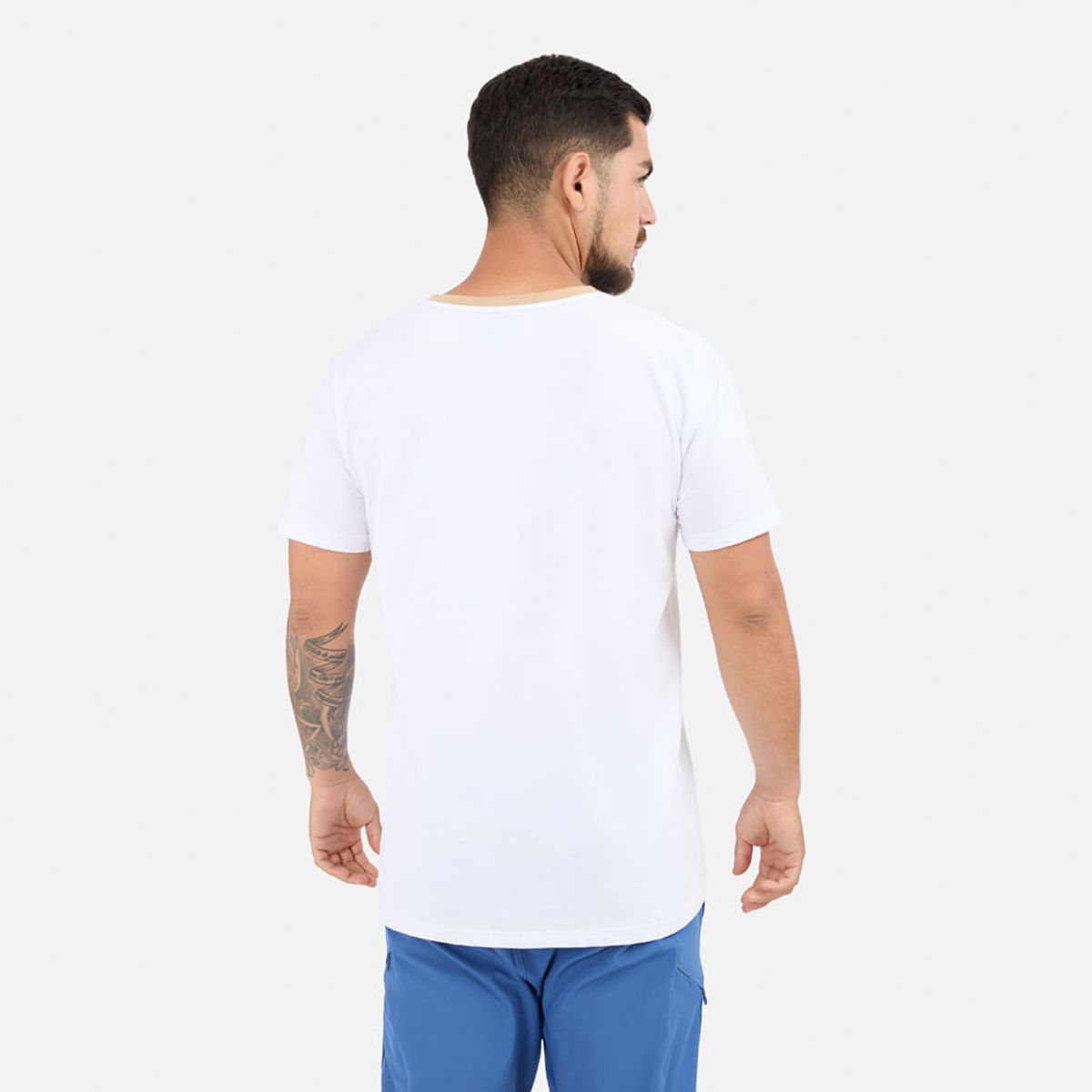NEW ATHLETIC - Polo Mc New Athletic Erza Blanco Con Beige Hombre