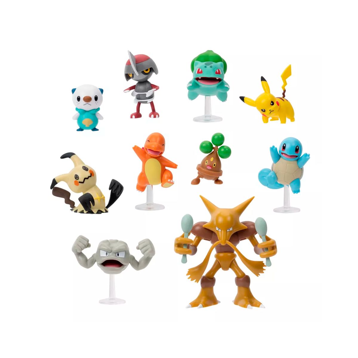 POKEMON - Pokemon Jazwares Battle Ready Mini Figuras Set 10pk