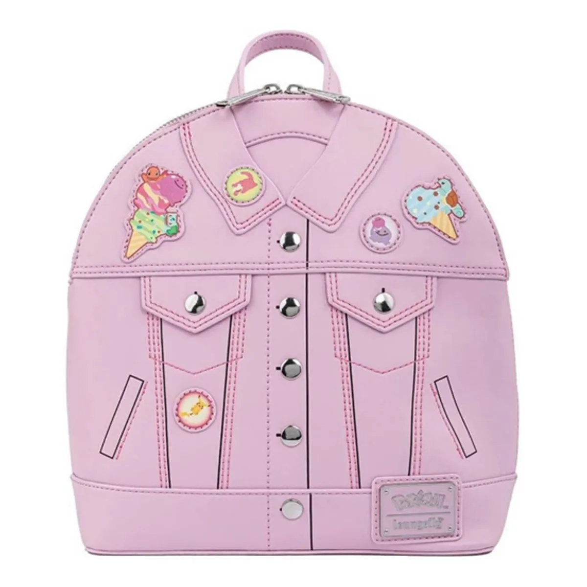 POKEMON - Mochila Loungefly Pokemon Ice Cream Denim Jacket
