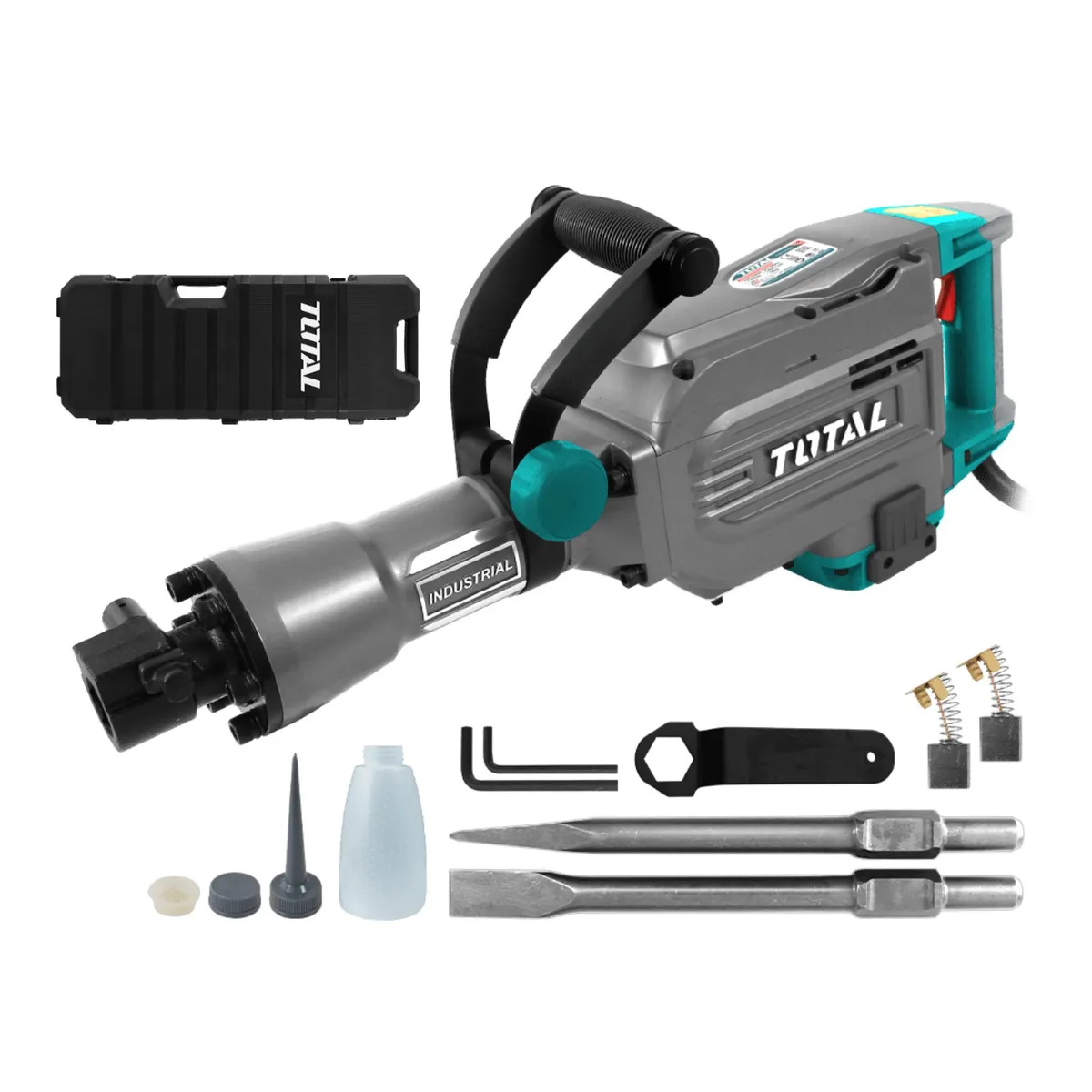 TOTAL TOOLS - Martillo demoledor 1700w 45 Joules SDS HEX Industrial Total