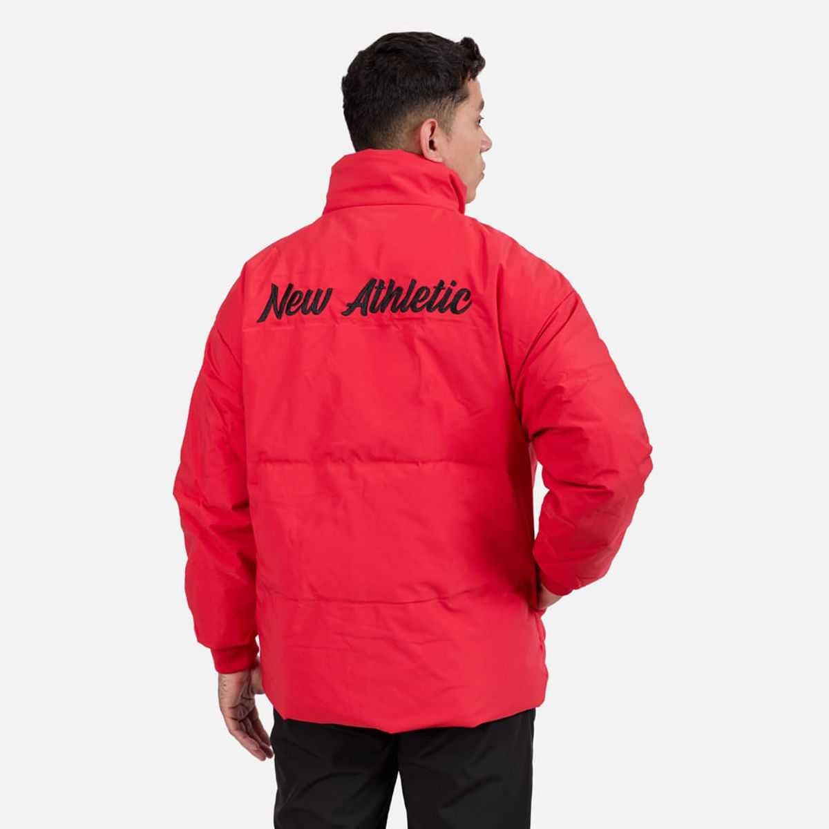 NEW ATHLETIC - Casaca New Athletic Crimzon Rojo Con Negro Hombre