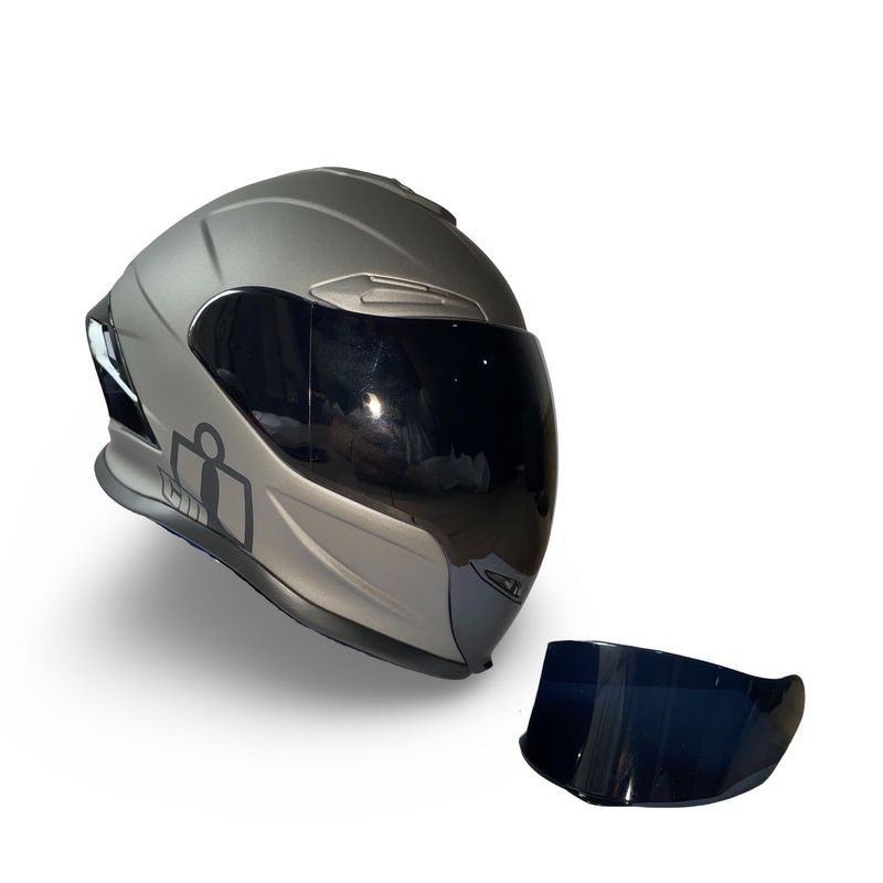 GENERICO - CASCO COLECCION ICON GRIS MATE