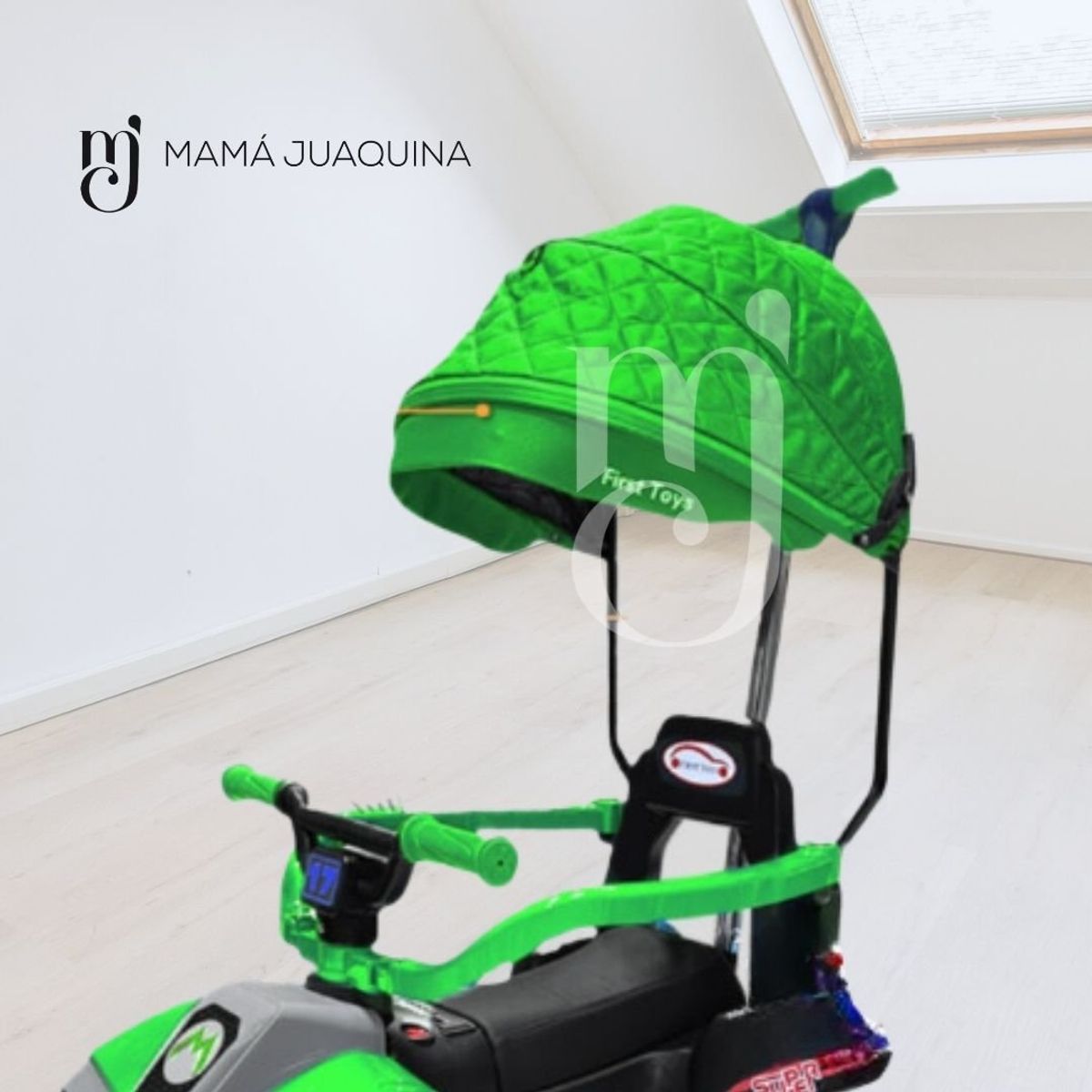 BABY - Correpasillo a Batería «KARTMARIO» con Bluetooth Verde