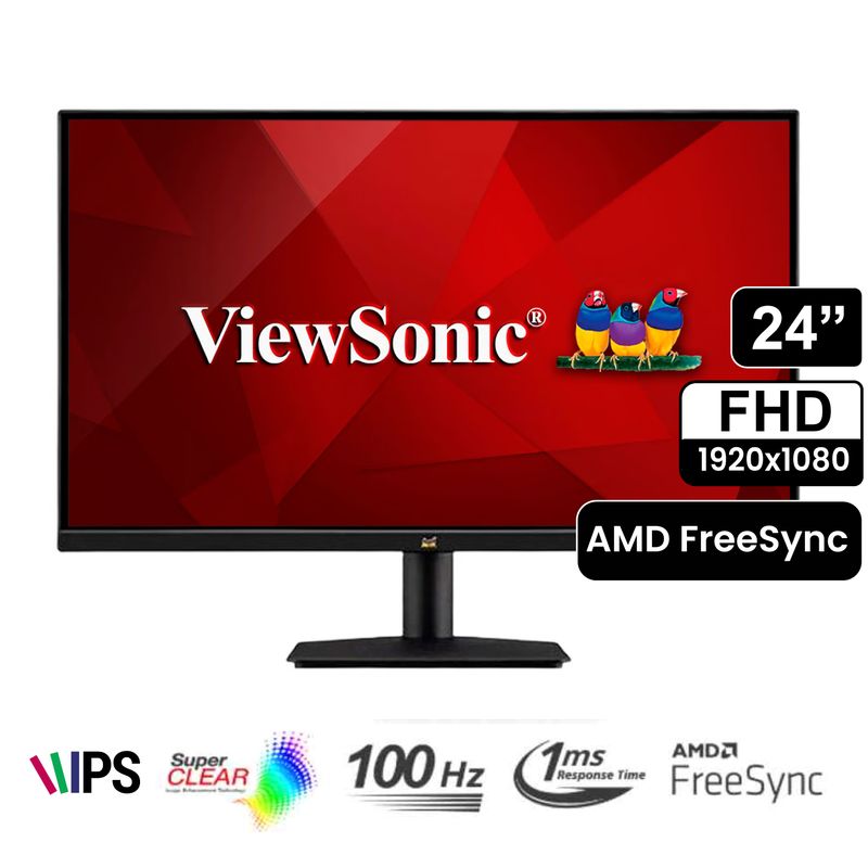 VIEWSONIC - MONITOR VIEWSONIC VA2433-H 24"  FHD1920X1080 IPS LED 4MS PN