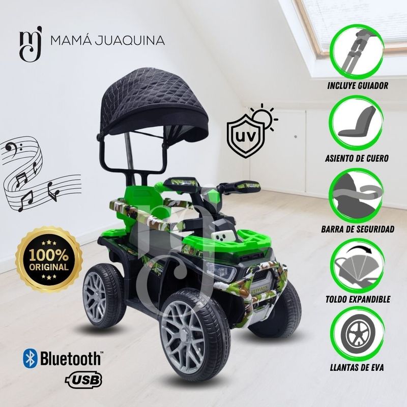 BABY - Correpasillo a Batería «TERRA FORCE» con Bluetooth Green