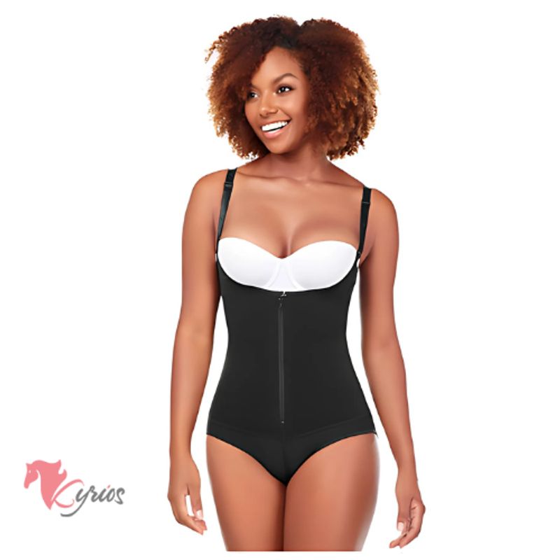 NACIONAL - Fajas Body Con Cierre De Broche Color Negro Talla S