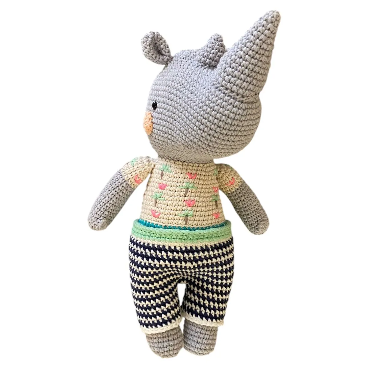 GENERICO - Peluche de Apego, Amigurumi  Rinoceronte