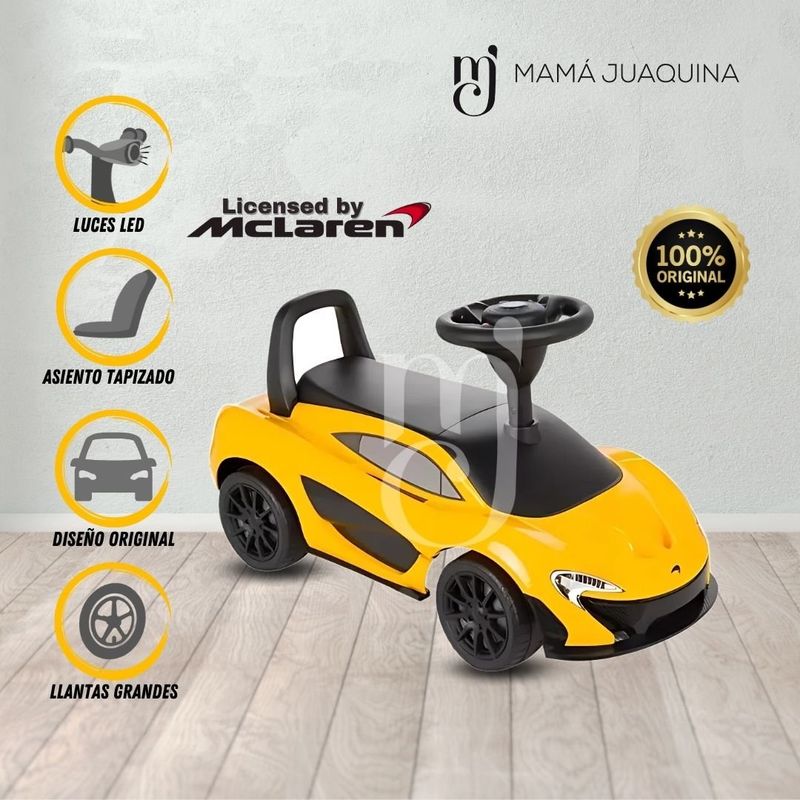 MCLAREN - Correpasillo «MCLAREN MINI» Licenciado Yellow