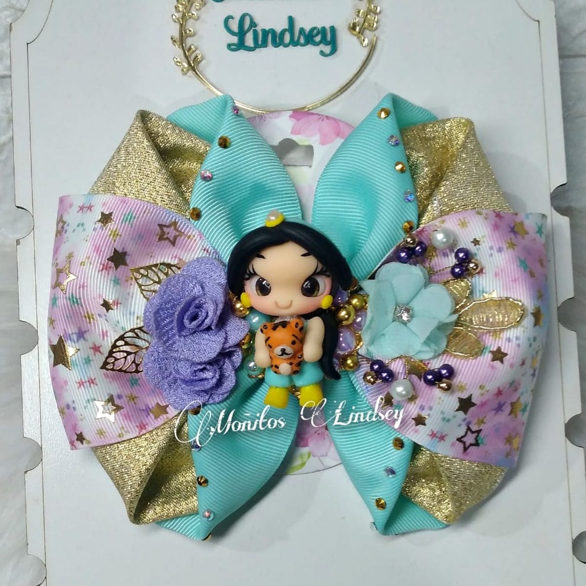 GENERICO - Maxilazo Gancho para Cabello Niña - Moñitos Lindsey