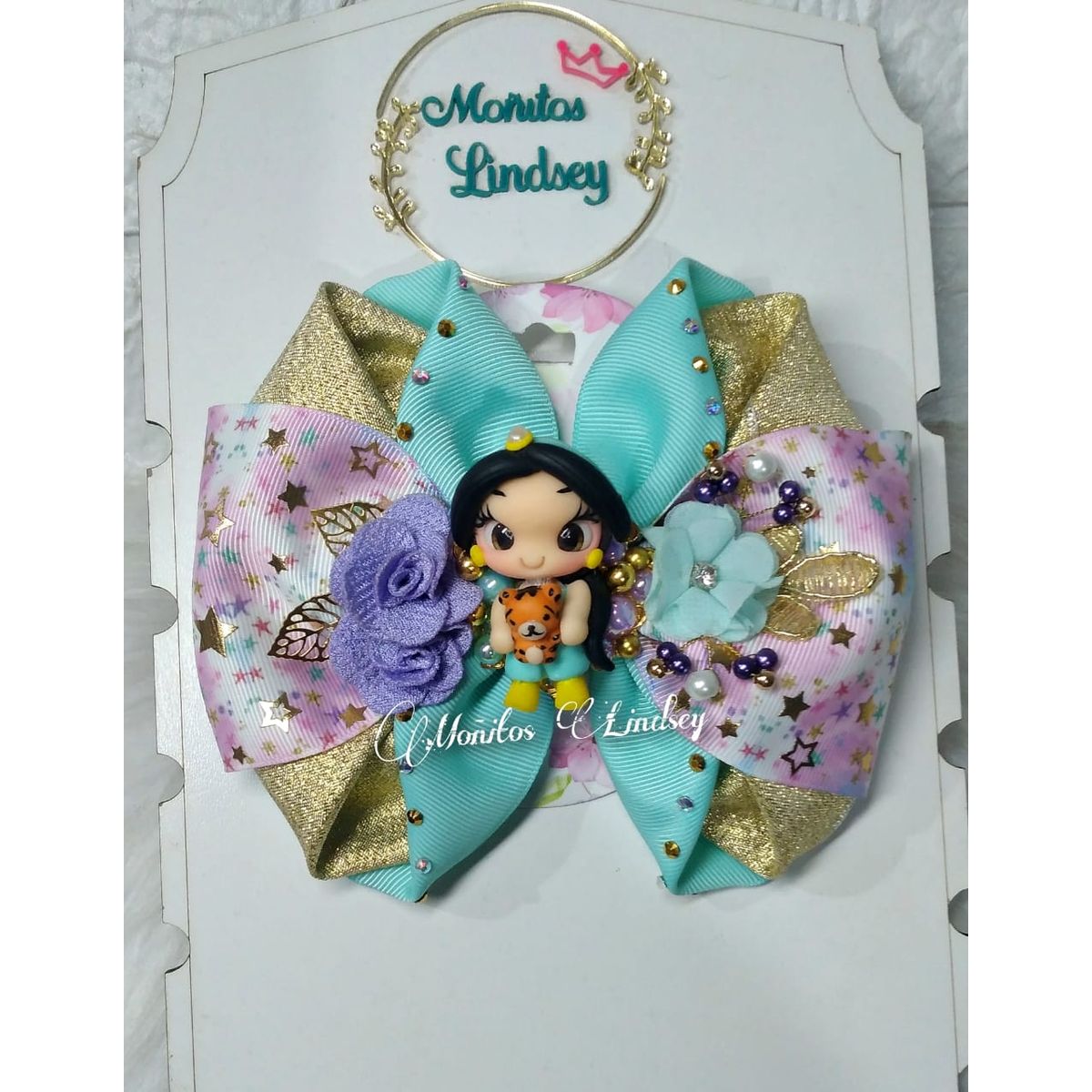 GENERICO - Maxilazo Gancho para Cabello Niña - Moñitos Lindsey