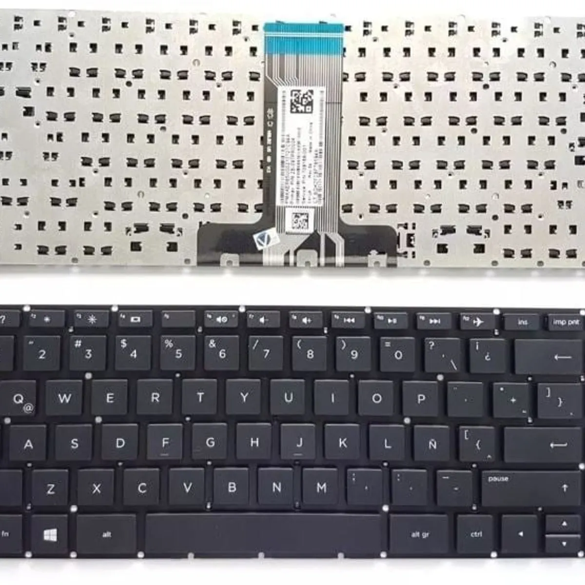 DISEÑO ORIGINAL - Teclado Hp 14-bs 14-bs006la Hp 14-bs007la 14-bs008la Negro