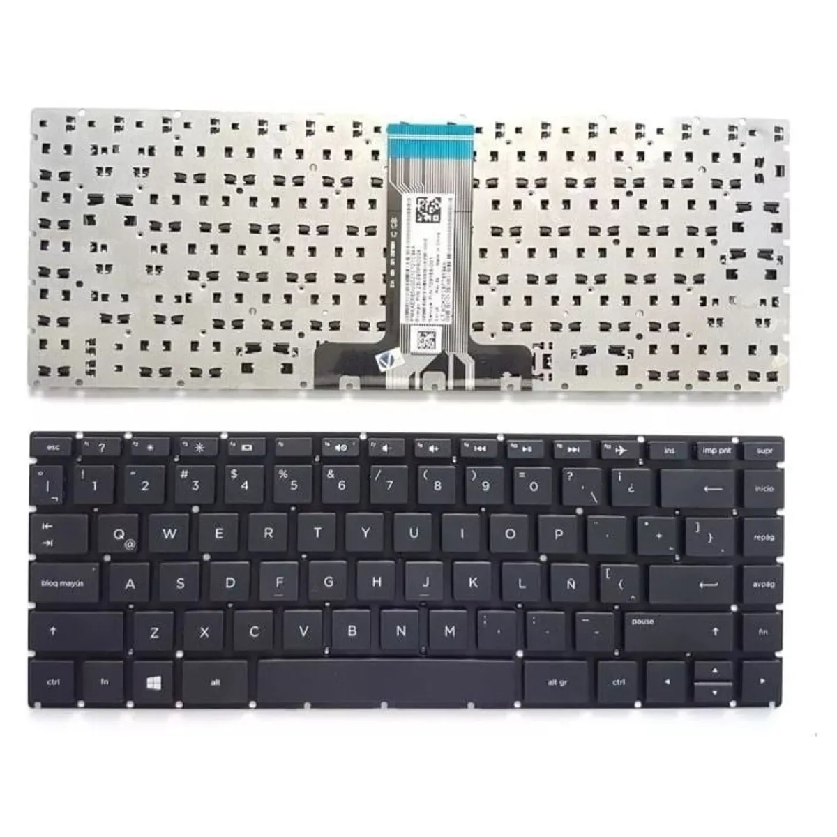 DISEÑO ORIGINAL - Teclado Hp 14-bs 14-bs006la Hp 14-bs007la 14-bs008la Negro