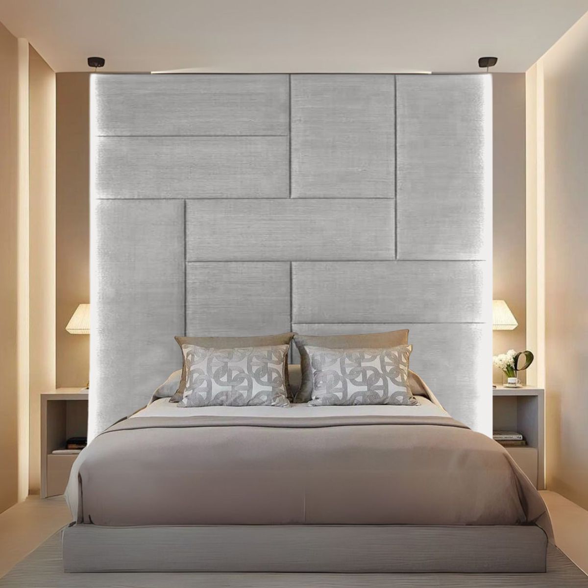 BARAKA HOME - Cabecera Arhus Queen - Ivory