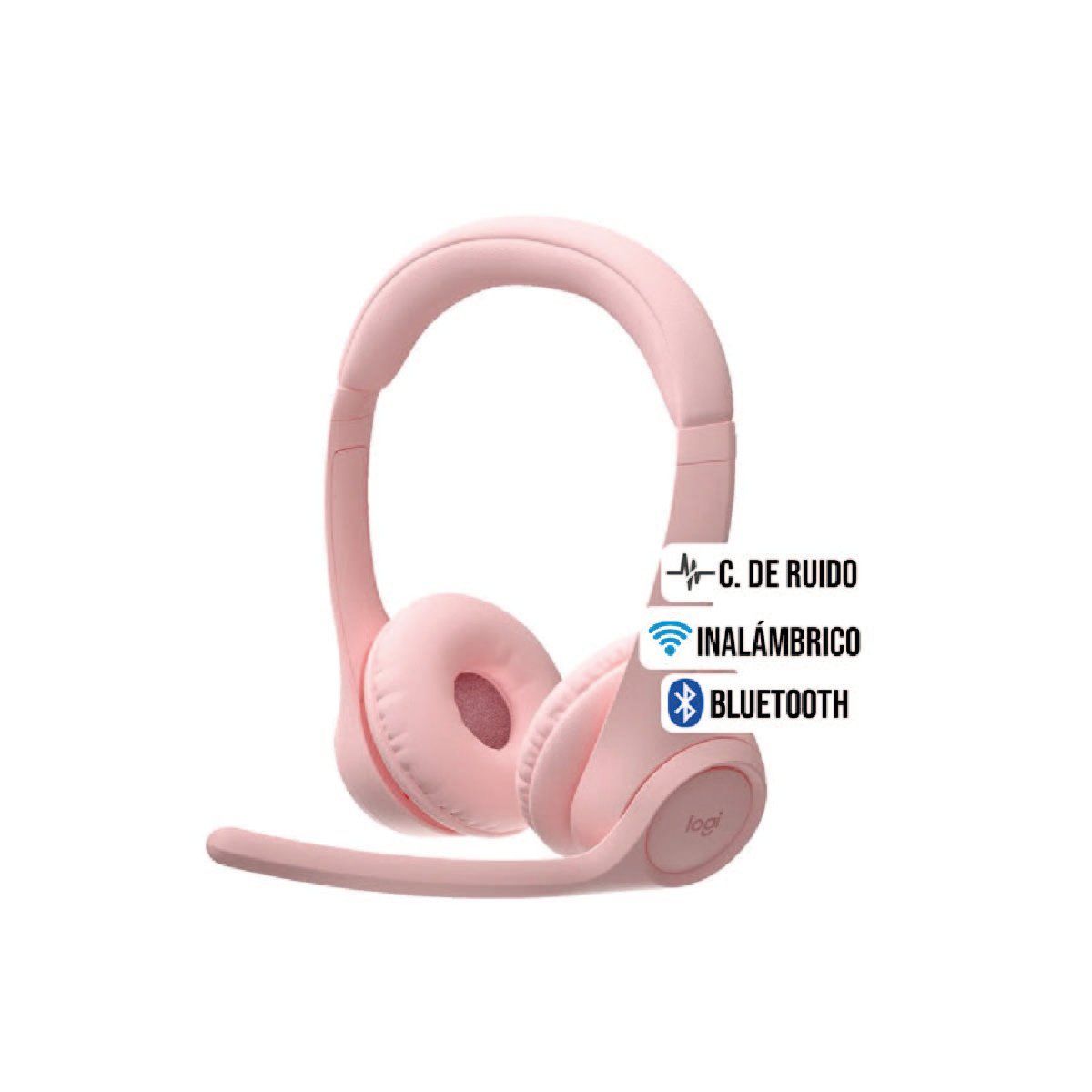 LOGITECH - Audifono Logitech Zone 300 Rosado BT