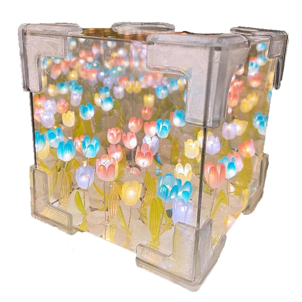 GENERICO - Lampara  Cubo Tulipanes