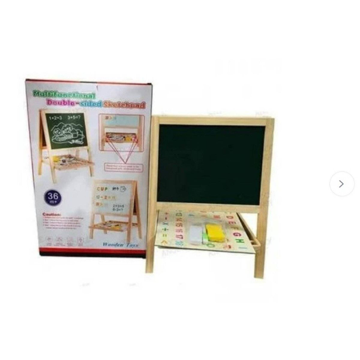 GENERICO - Pizarra  Lados Con Caballete Niños - Generico