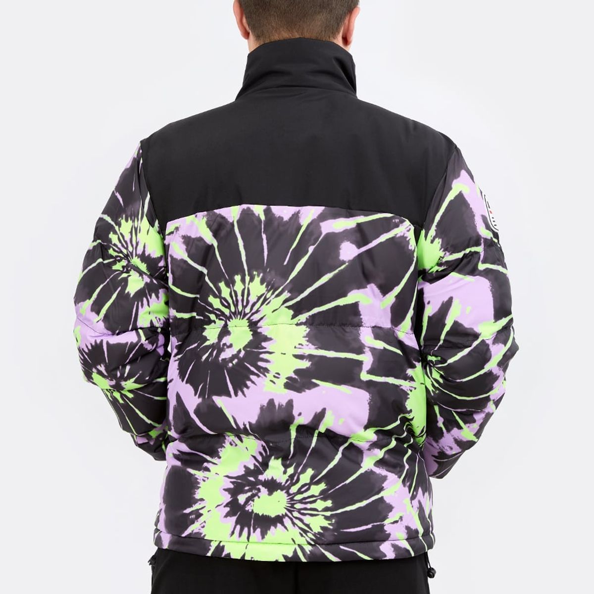 NEW ATHLETIC - CASACA NEW ATHLETIC KENNY NEGRO CON VERDE NEON HOMBRE