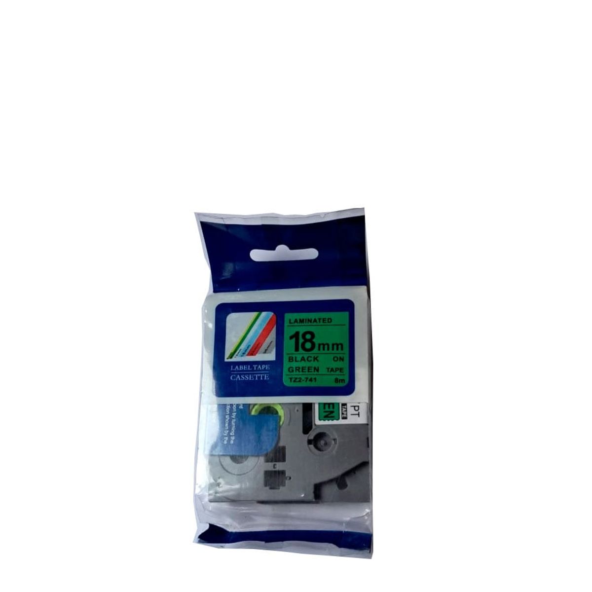 GENERICO - Cinta Verde 18mm x 8m TZ2-741