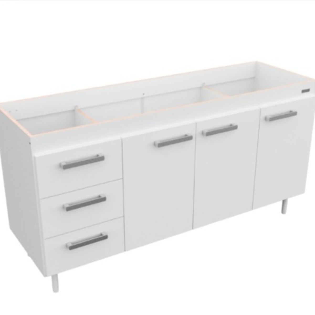 NACION MUEBLES - BAJO MESADA BLANCA NM