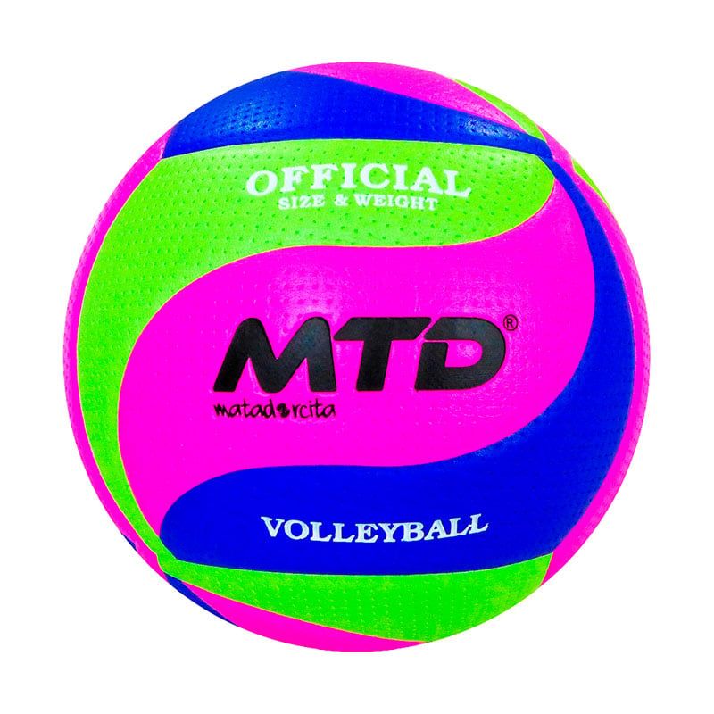 MATADORCITA - PELOTA PVOLEY MATADORCITA PU NEON TRICOLOR ROSADO 5