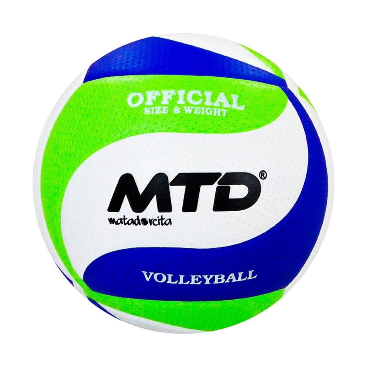 MATADORCITA - PELOTA PVOLEY MATADORCITA PU NEON TRICOLOR VERDE 5