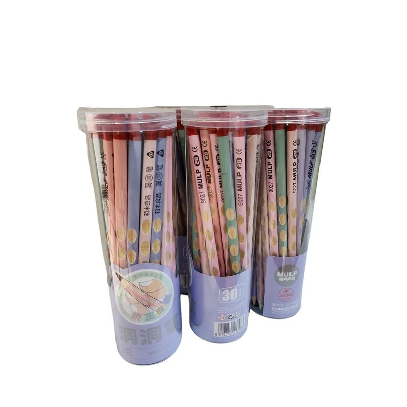 WEIBO - LAPIZ COLORES 2B C/RECIPIENTE X 30 UND