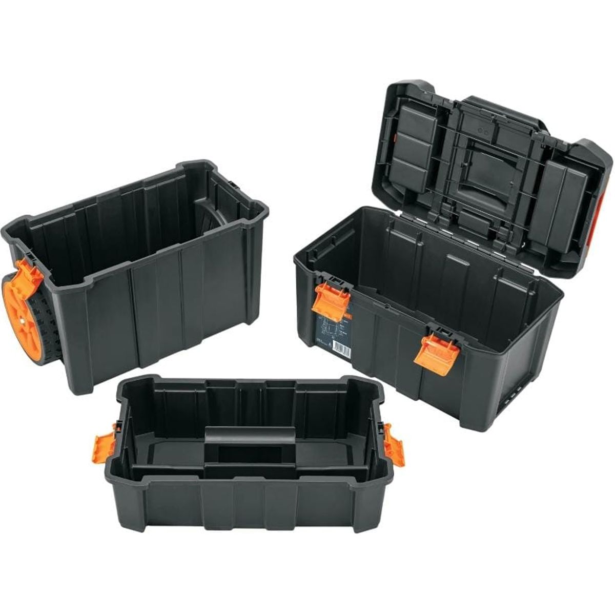 TRUPER - Caja para herramientas 3 en 1 desmotable con Ruedas TRUPER