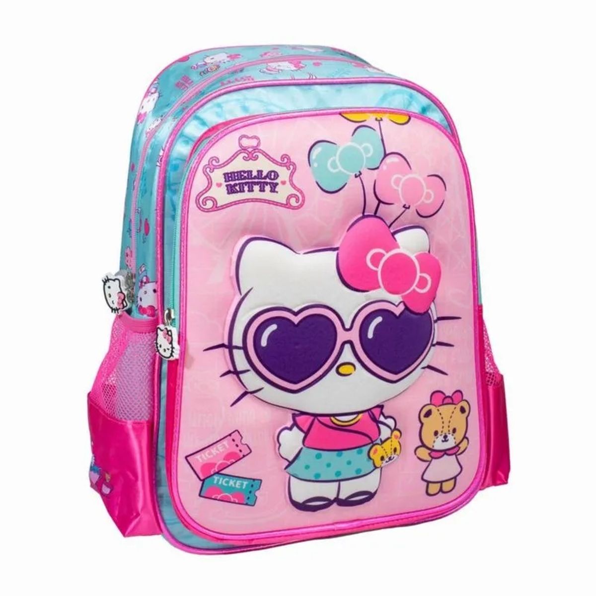 SCOOL - SET MOCHILA SCOOL MAGIC HELLO KITTY 3D PILLOW