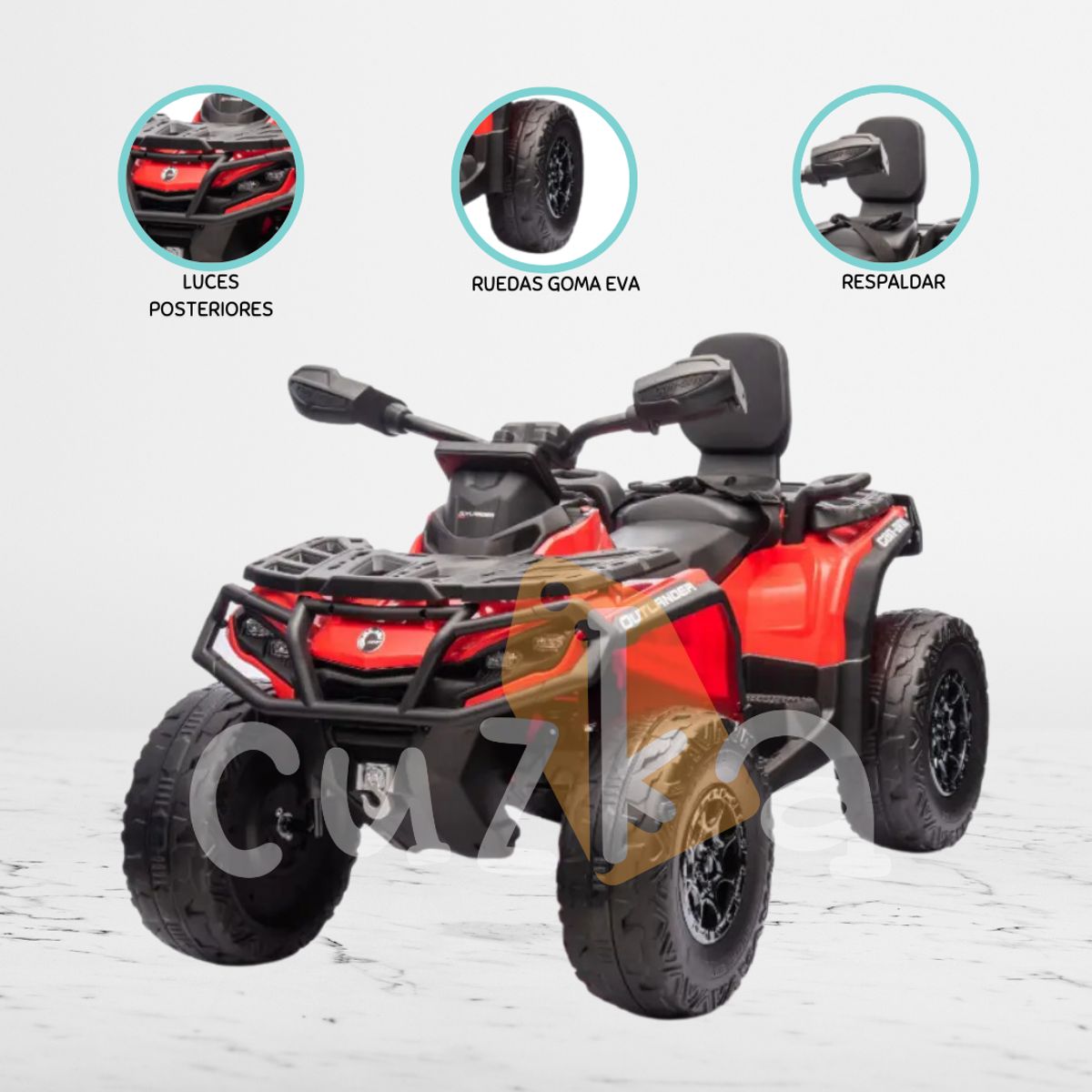 CAN AM - Cuatrimoto a Bateria «CAN-AM MAVERICK» CPantalla Red