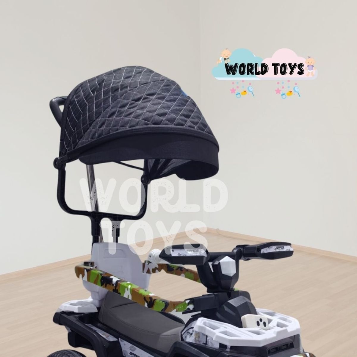 CONFORT - Correpasillo a Batería «TERRA FORCE» con Bluetooth Gray