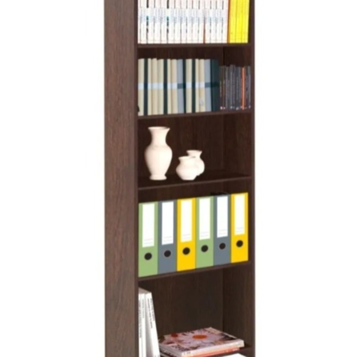 NACION MUEBLES - LIBRERO MARRÓN LAURA NM