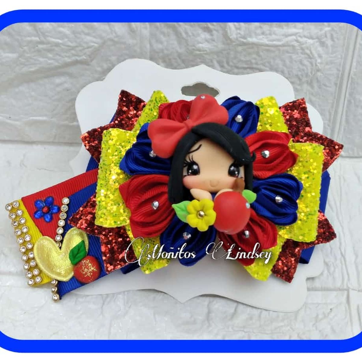 GENERICO - Lazo Gancho Nieves Niña - Rojo