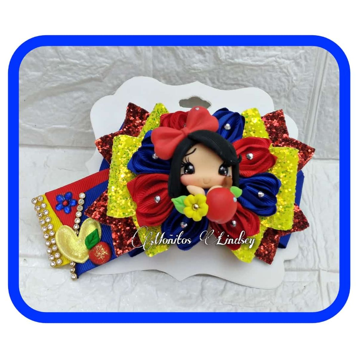 GENERICO - Lazo Gancho Nieves Niña - Rojo