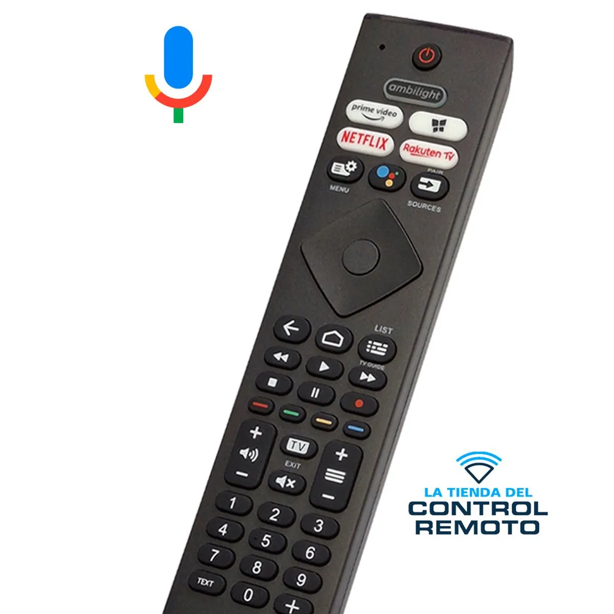 GENERICO - Control Remoto Por Voz Para TV PHILIPS Smart Con Ambilight