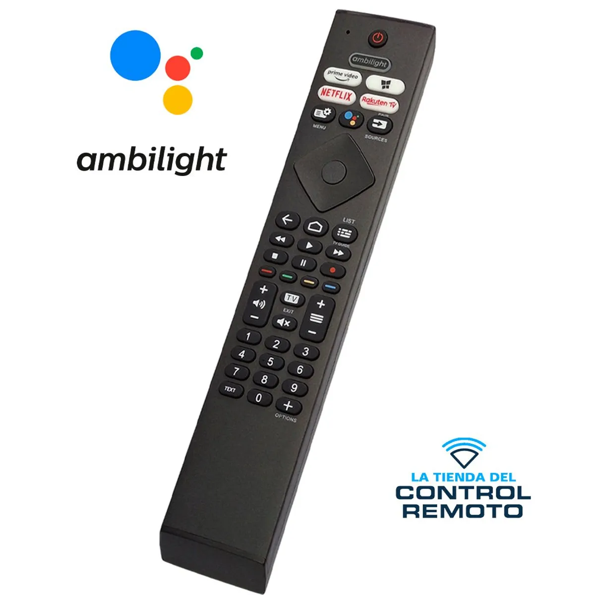GENERICO - Control Remoto Por Voz Para TV PHILIPS Smart Con Ambilight