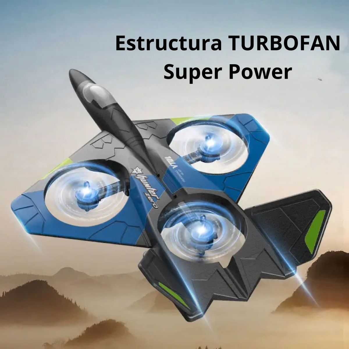 GENERICO - Drone Aerojet con Control 360 y Camara 1080P HD