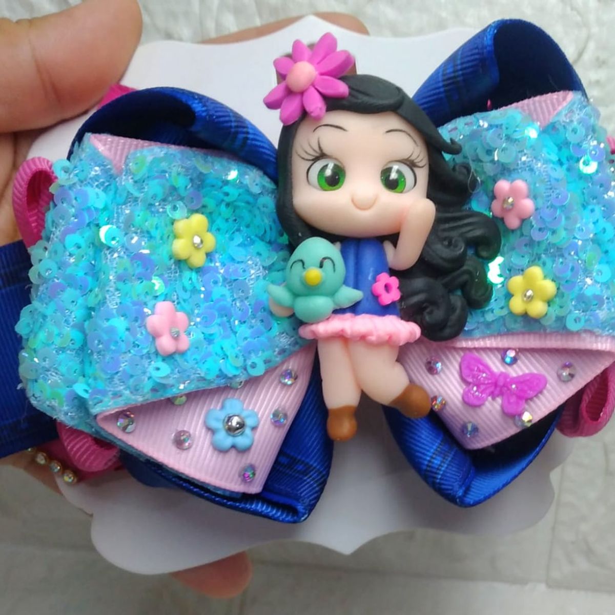 GENERICO - Lazo Niña Primavera para  Cabello Niña  - Moñitos Lindsey